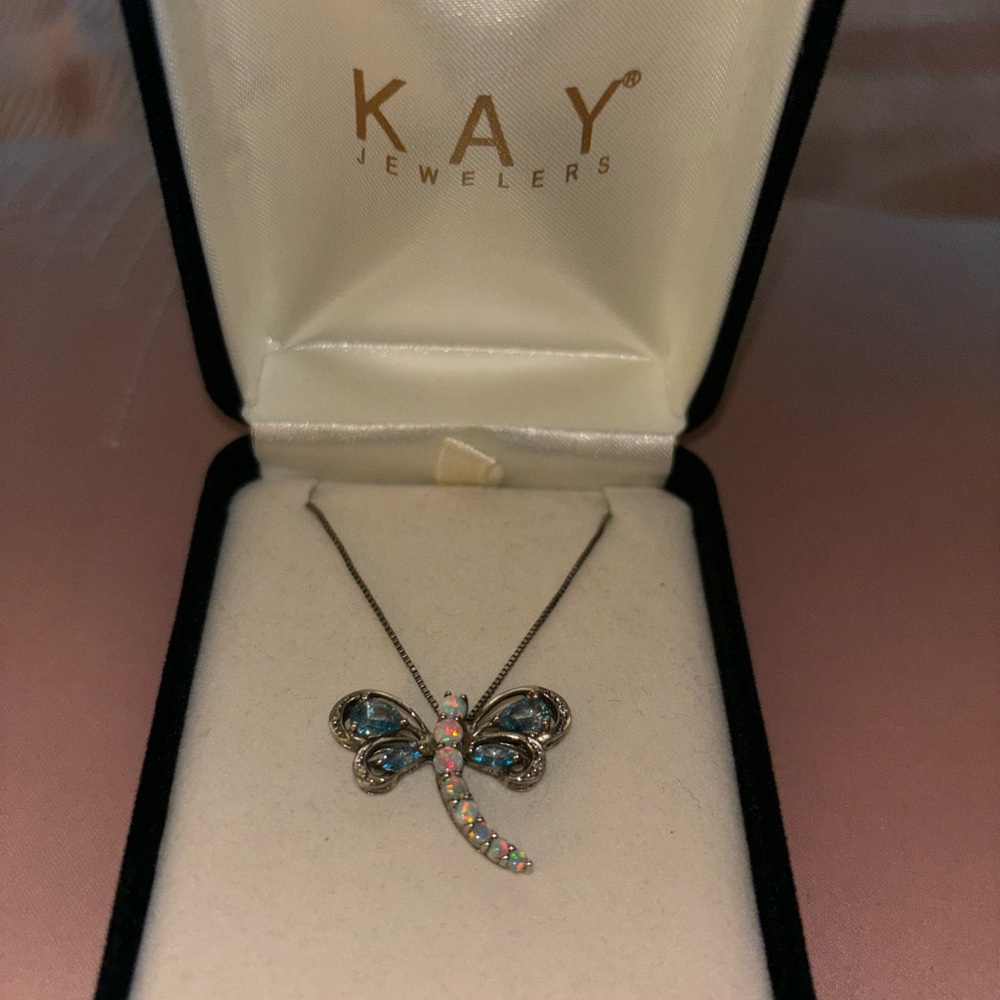 Dragonfly Necklace and Earrings Set